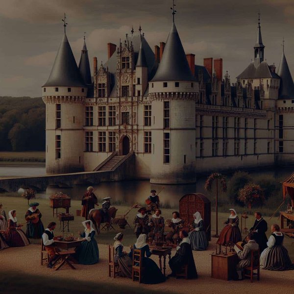 Quels châteaux dans la Loire offrent une reconstitution de la vie de cour à la Renaissance?